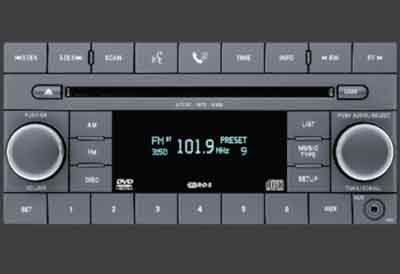 2009 Chrysler Sebring REQ AM/FM Stereo Radio with CD/DVD 5064951AG