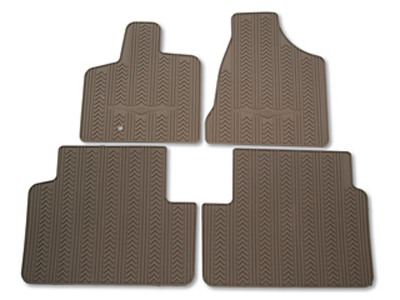 2008 Chrysler Town and Country Slush Floor Mats - First and Second Row